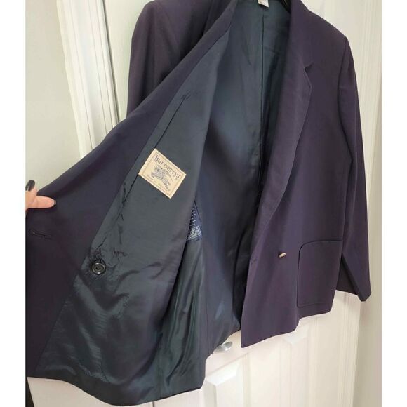 Burberry Vintage Wool Blazer L - Picture 3 of 11